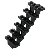 Stairs 7 x 4 x 6 Straight Open (Black)