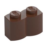 Brick Special 1 x 2 Palisade [aka Log] (Brown)
