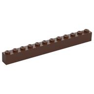 Brick 1 x 12 (Brown)