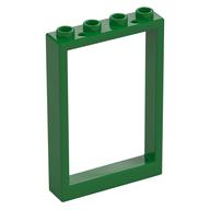 Window 1 x 4 x 5 with Hollow Studs (Green)