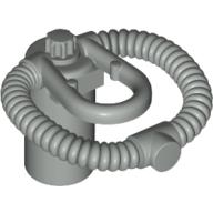 Minifig Neckwear Scuba Airtank, No Bar Holder (Light Gray)