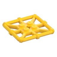 Plate Special 2 x 2 with Bar Frame Square (Yellow)