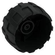 Wheel Hard Plastic Large (54mm D. x 30mm) (Black)
