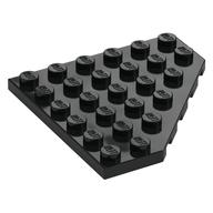 Wedge Plate 6 x 6 Cut Corner (Black)