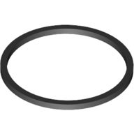 Rubber Band Small 13mm (Square Cross Section) (Black)