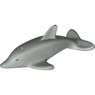 Animal, Dolphin (Normal Connection - With Axle Holder) (Light Gray)