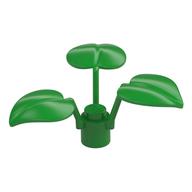 Plant, 1 x 1 x 2/3 - 3 Large Leaves (Bright Green)