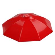Equipment Umbrella Top with No Bottom Flaps, 6 x 6 with Top Stud (Red)