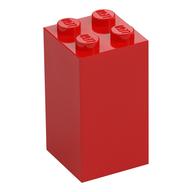 Brick 2 x 2 x 3 (Red)
