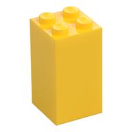 Brick 2 x 2 x 3 (Yellow)