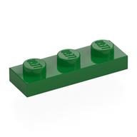 Plate 1 x 3 (Green)