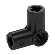 Technic Axle and Pin Connector Angled #6 - 90° (Black)