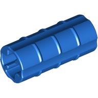 Technic Axle Connector Ridged [with x Hole x Orientation] (Blue)