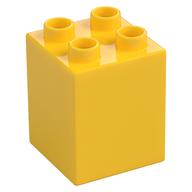 Duplo Brick 2 x 2 x 2 (Yellow)