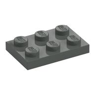 Plate 2 x 3 (Dark Gray)