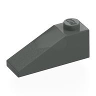 Brick Sloped 33° 3 x 1 (Dark Gray)