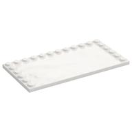 Plate Special 6 x 12, Studs on 3 Edges (White)