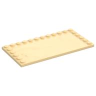 Plate Special 6 x 12, Studs on 3 Edges (Tan)