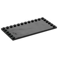 Plate Special 6 x 12, Studs on 3 Edges (Black)