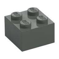 Brick 2 x 2 (Dark Gray)