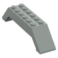 Brick Sloped 45° 10 x 2 x 2 Double (Light Gray)