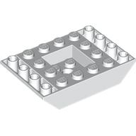 Brick Sloped Inverted 45° 6 x 4 Double with Recessed Center (White)
