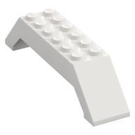Brick Sloped 45° 10 x 2 x 2 Double (White)