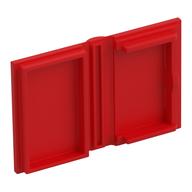 Book 2 x 3 [Plain] (Red)
