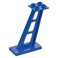 Support 2 x 4 x 5 Stanchion Inclined [5mm wide posts] (Blue)