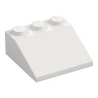 Brick Sloped 33° 3 x 3 (White)
