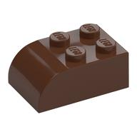 Brick Curved 2 x 3 (Brown)