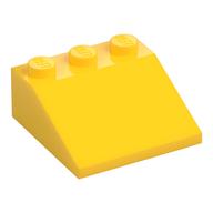 Brick Sloped 33° 3 x 3 (Yellow)