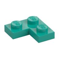 Plate 2 x 2 Corner (Dark Turquoise)