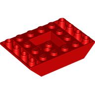 Brick Sloped Inverted 45° 6 x 4 Double with Recessed Center (Red)