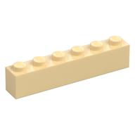 Brick 1 x 6 (Tan)