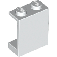 Panel 1 x 2 x 2 [Solid Studs] (White)