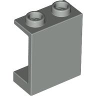 Panel 1 x 2 x 2 [Hollow Studs] (Light Gray)