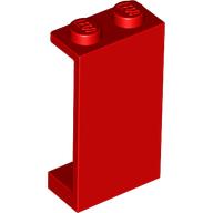 Panel 1 x 2 x 3 - Solid Studs (Red)