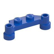 Plate Special 1 x 4 Offset with Bar Holes (Blue)