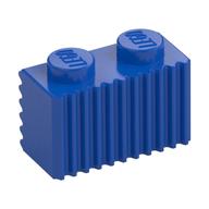 Brick Special 1 x 2 with Grille (Blue)