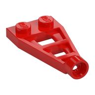 Plate Special 1 x 2 with Long Stud Receptacle (Space Wing) (Red)