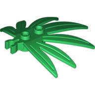 Plant, Leaves 6 x 5 Swordleaf with Clip [Thick U Clip] (Green)