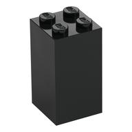 Brick 2 x 2 x 3 (Black)