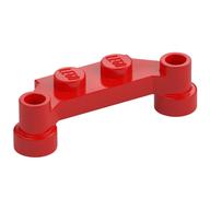 Plate Special 1 x 4 Offset with Bar Holes (Red)