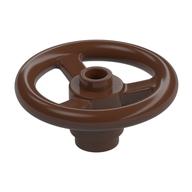 Technic Steering Wheel Small (3 Studs Diameter) (Brown)