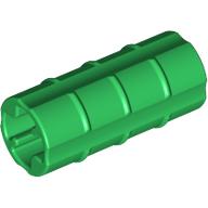 Technic Axle Connector Ridged [with x Hole x Orientation] (Green)