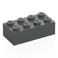 Brick 2 x 4 (Dark Gray)