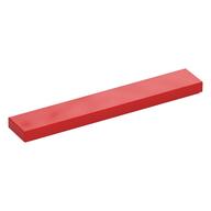 Tile 1 x 6 with Groove (Red)