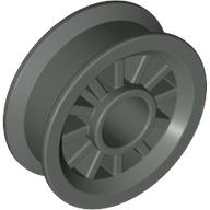Wheel Spoked 2 x 2 with Pin Hole (Dark Gray)