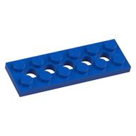 Technic Plate 2 x 6 [5 Holes] (Blue)